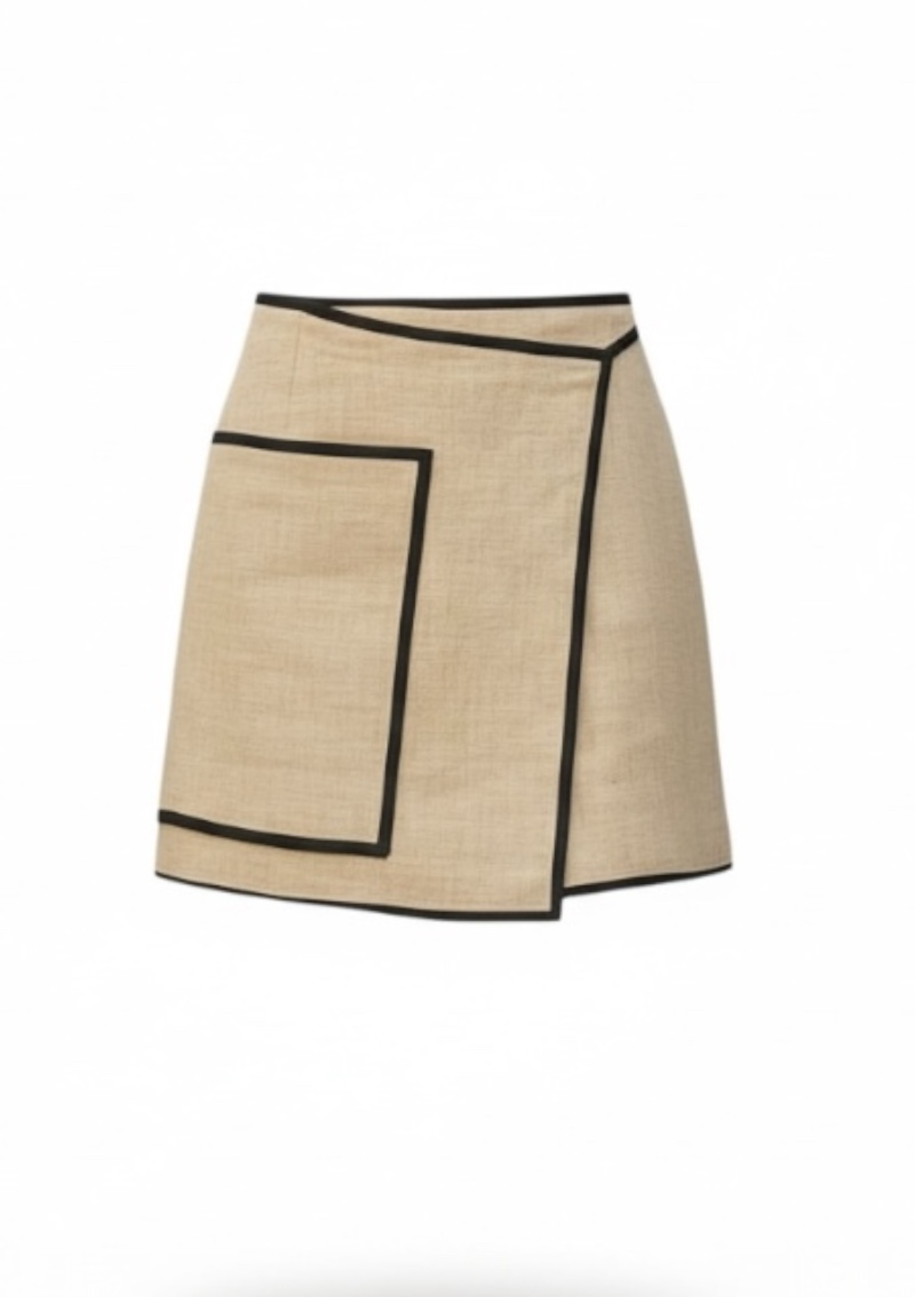 CARLA SKORT - BEIGE & BLACK