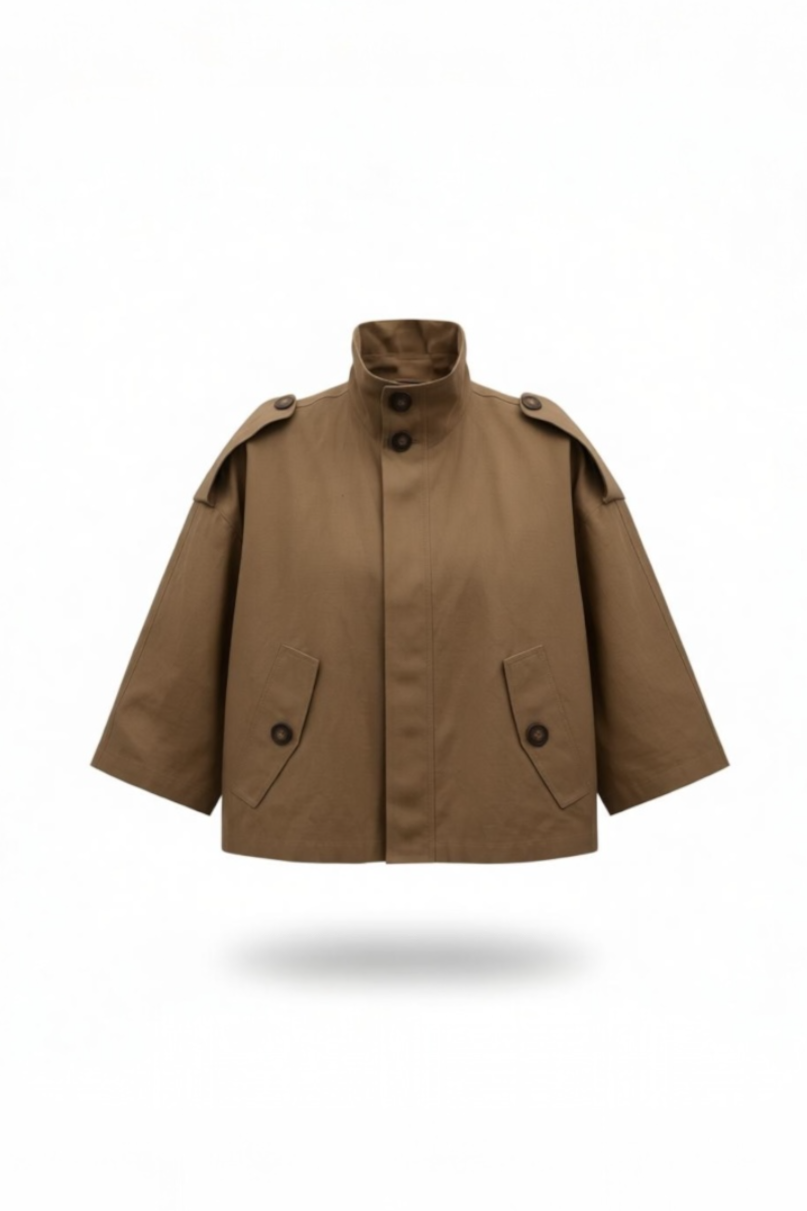 SELINA COTTON JACKET - BEIGE