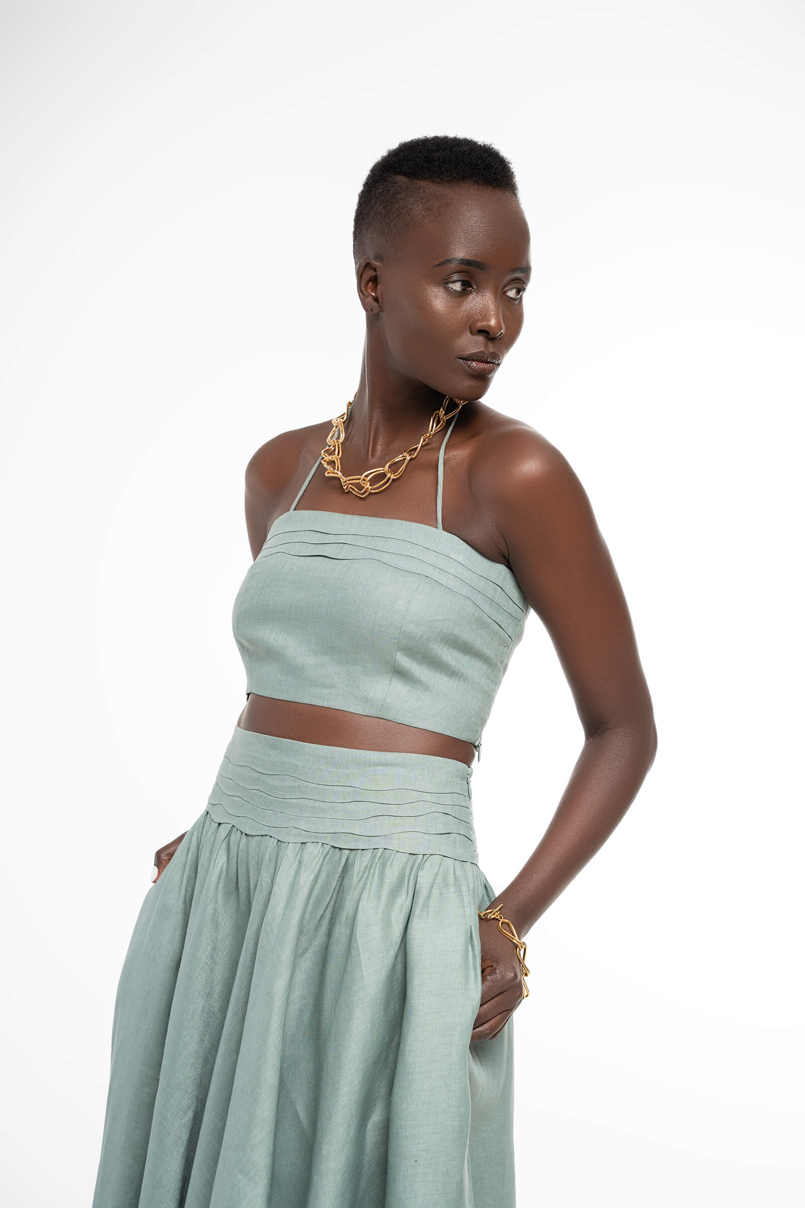 KYLA TOP - MINT GREEN
