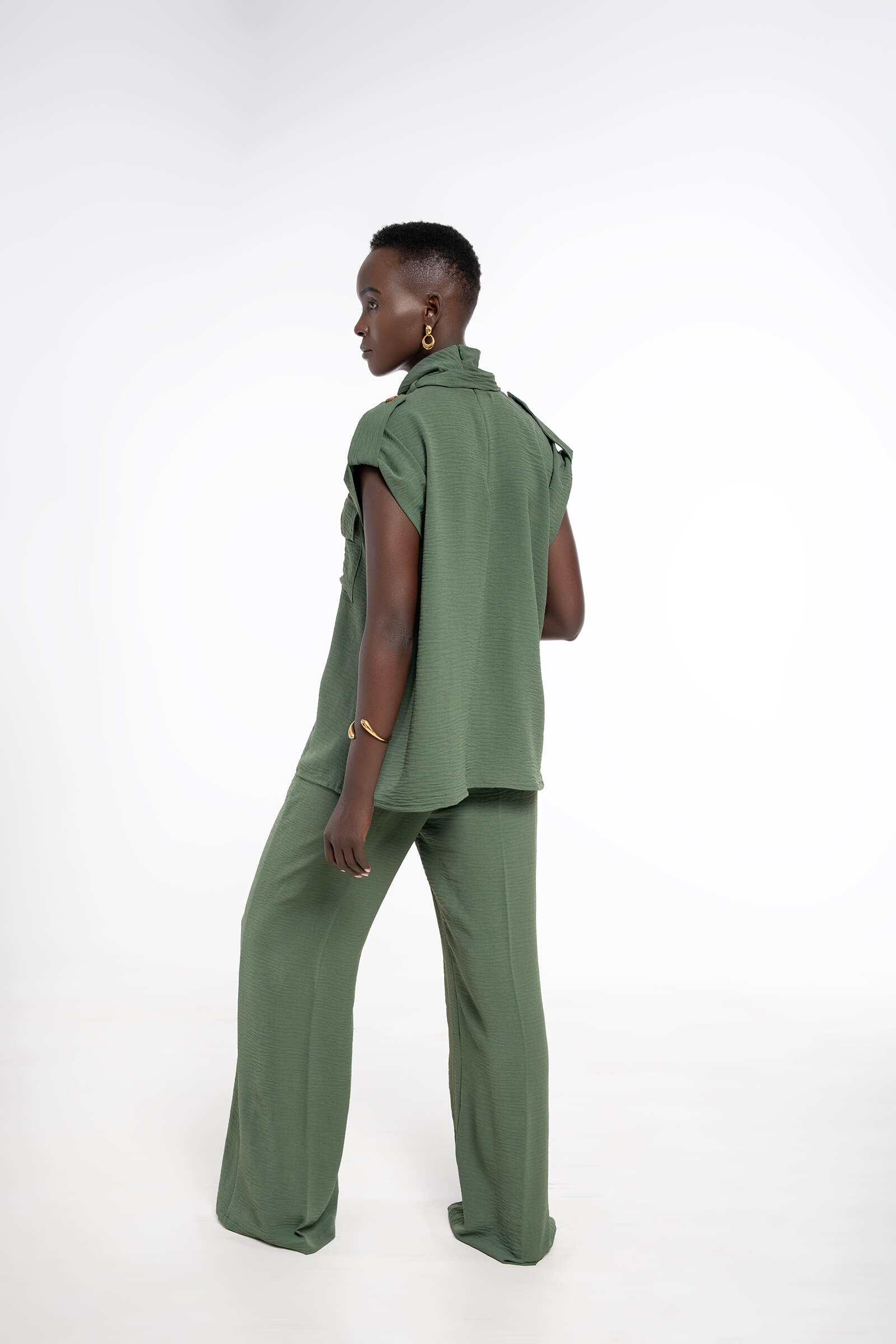 VIDA TOP - MOSSY GREEN