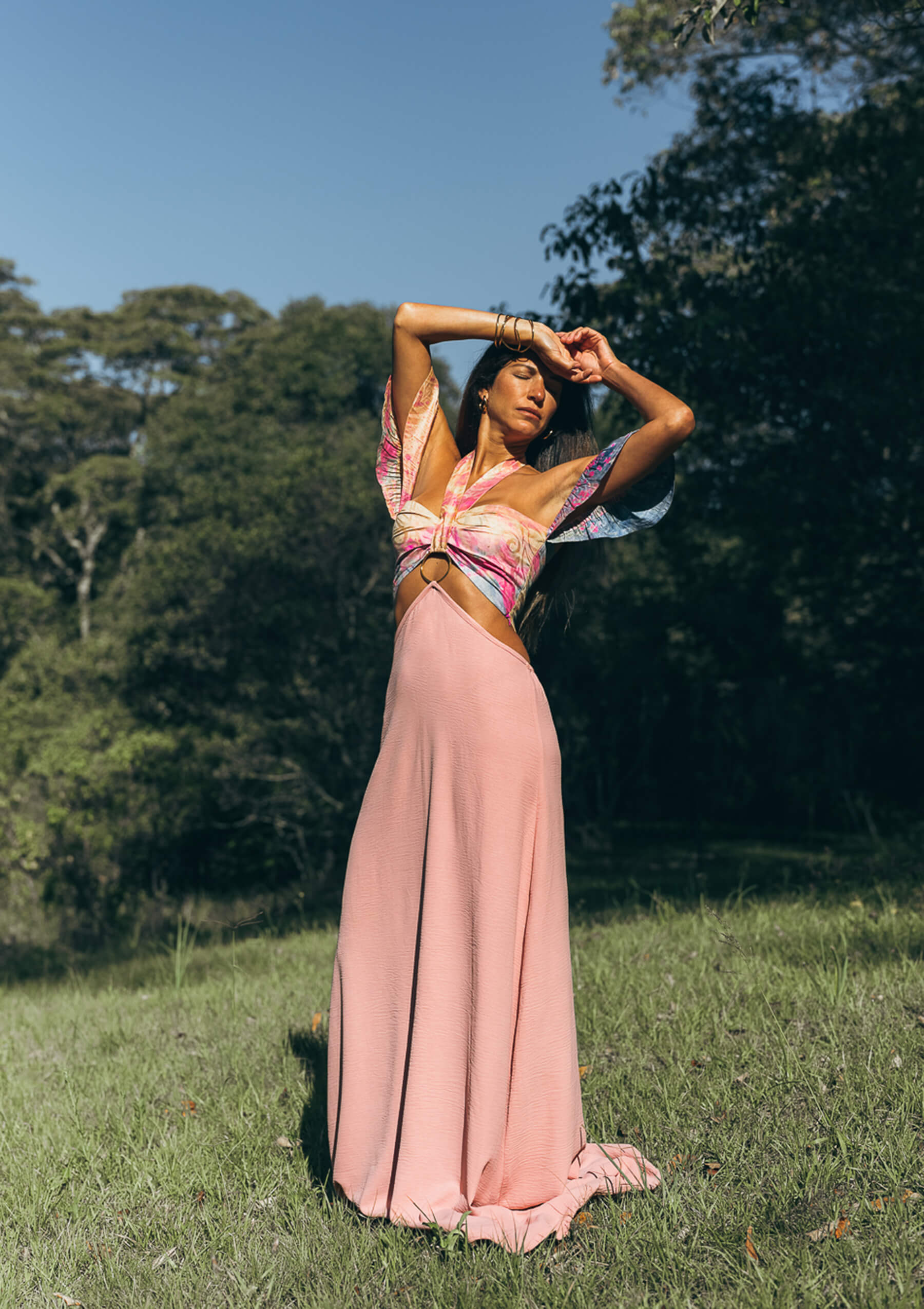 LAUREEN BATIK DRESS - PINK