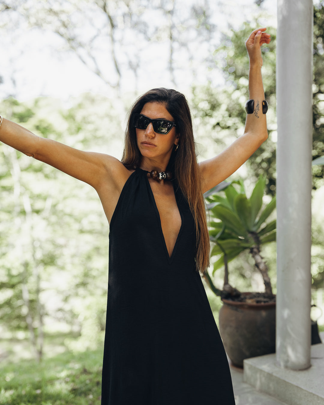 SAMANTHA DRESS - BLACK