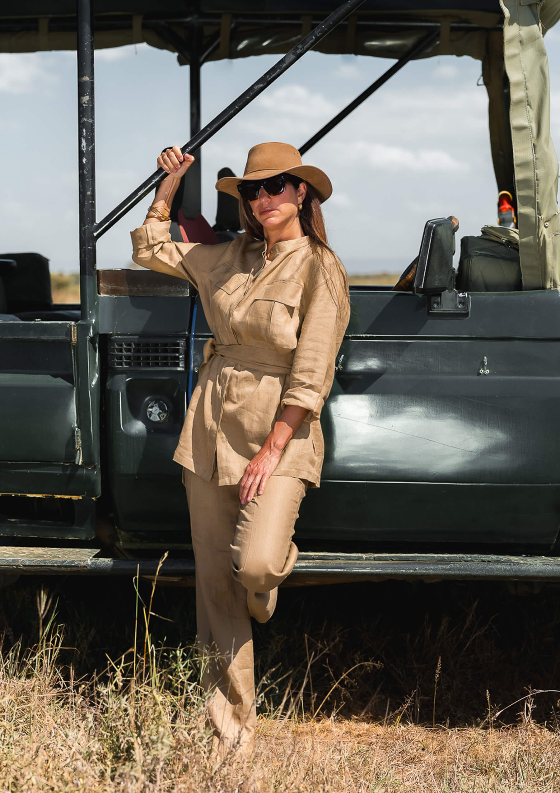 RAISA SAFARI PANTS - LION BEIGE