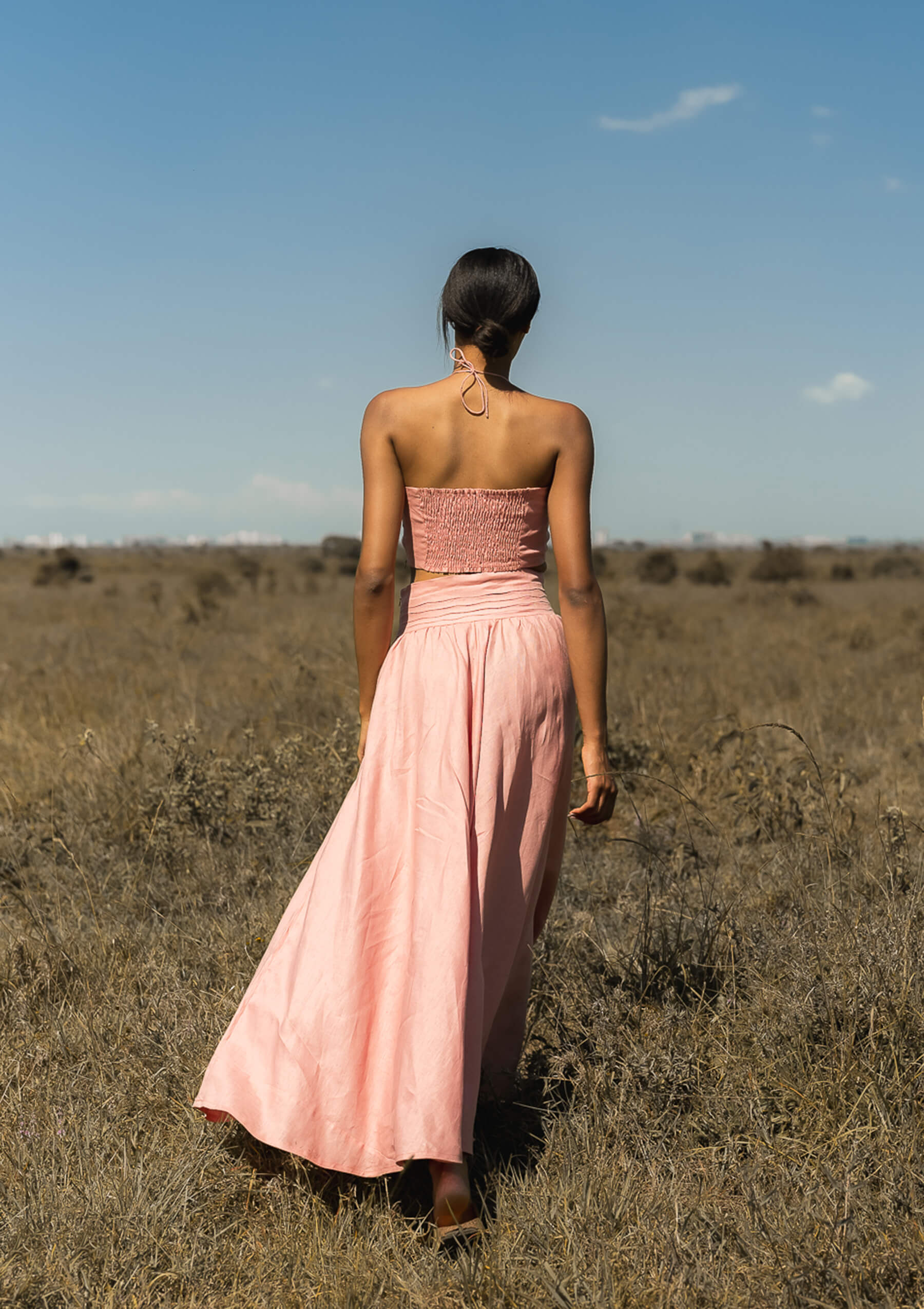 KYLA SKIRT - BLUSH PINK