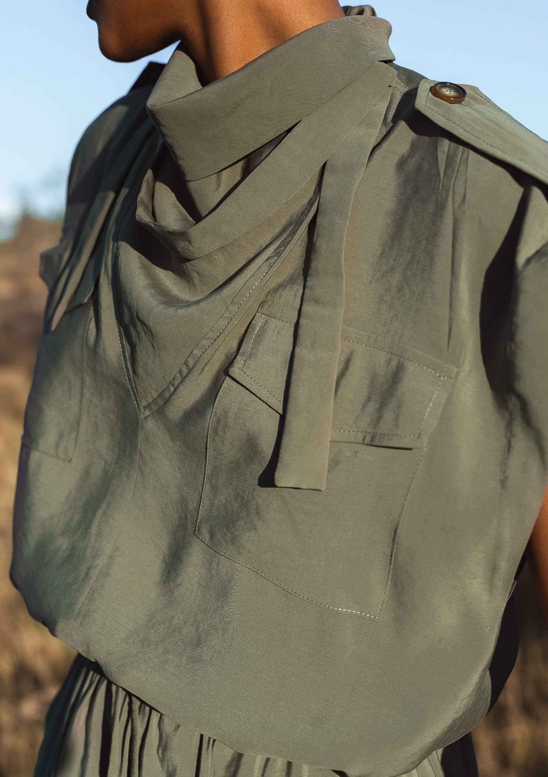 VIDA TOP - MOSSY GREEN