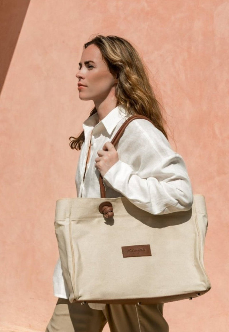 MARA TOTE BAG - BEIGE