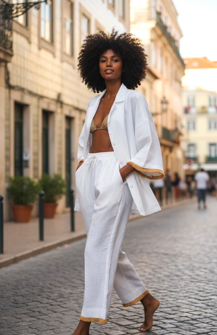 CYRA PANTS - WHITE
