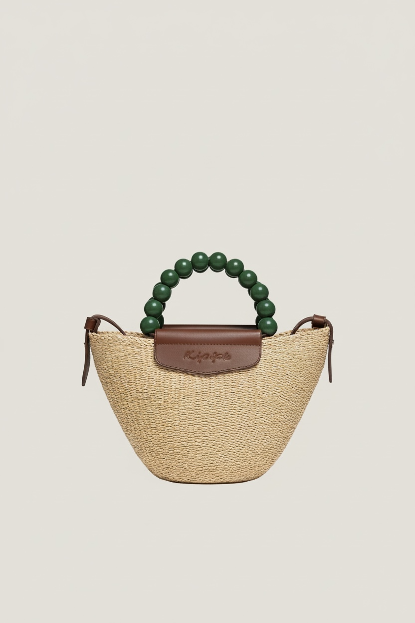 SELENA BASKET - FOREST GREEN