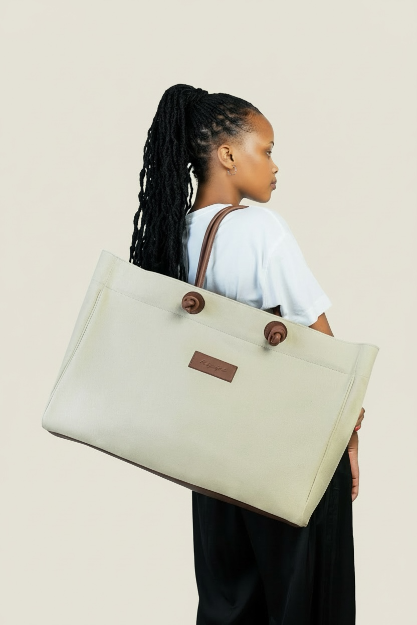 MARA WEEKEND BAG - BEIGE