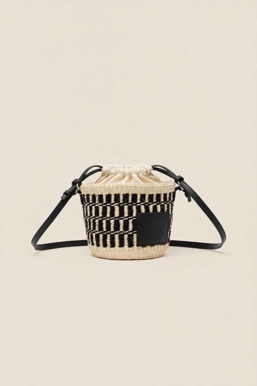 TINA HAND WOVEN BASKET BAG