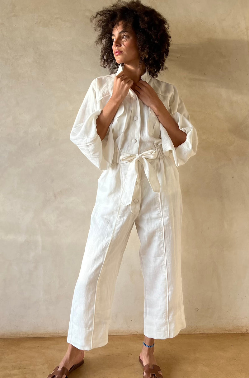 IVY JUMPSUIT - OFF WHITE