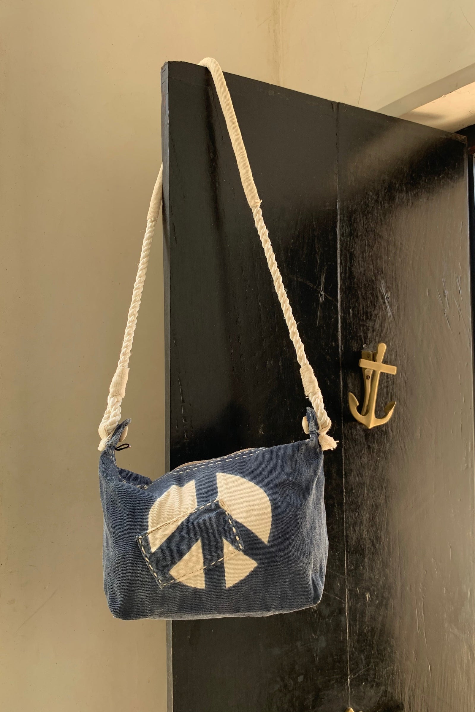 CROSSBODY BAG PEACE SIGN Shop Online at Kipepeo Collection