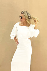 DIANA DRESS - OFF WHITE