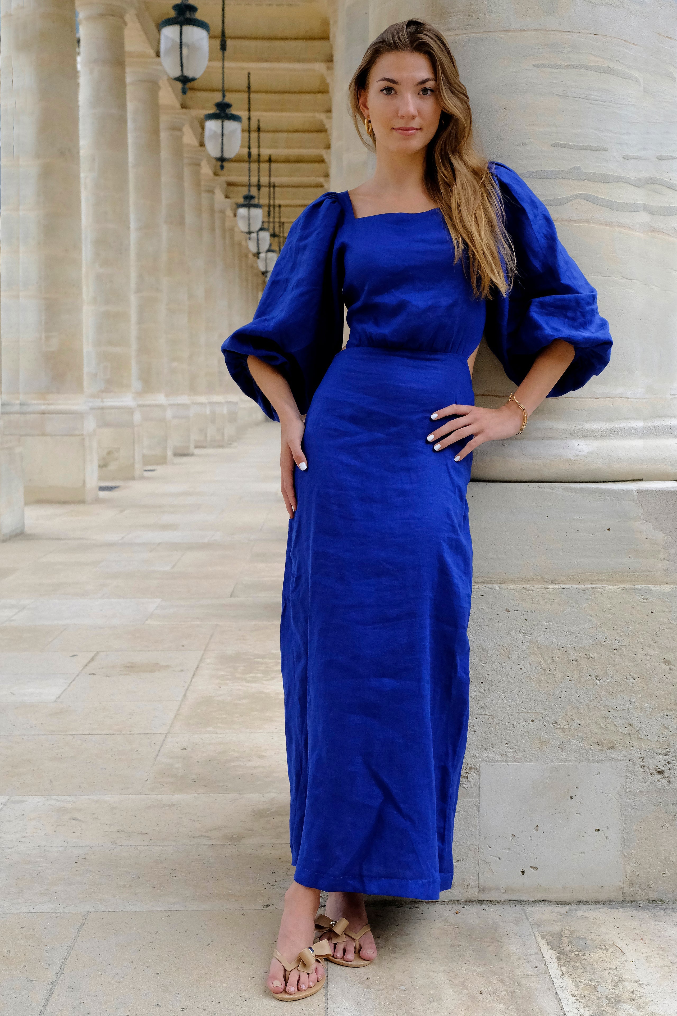 DIANA DRESS - ROYAL BLUE