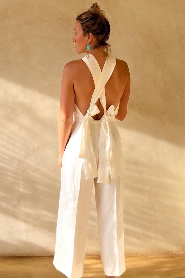 LIVIA JUMPSUIT - OFF WHITE