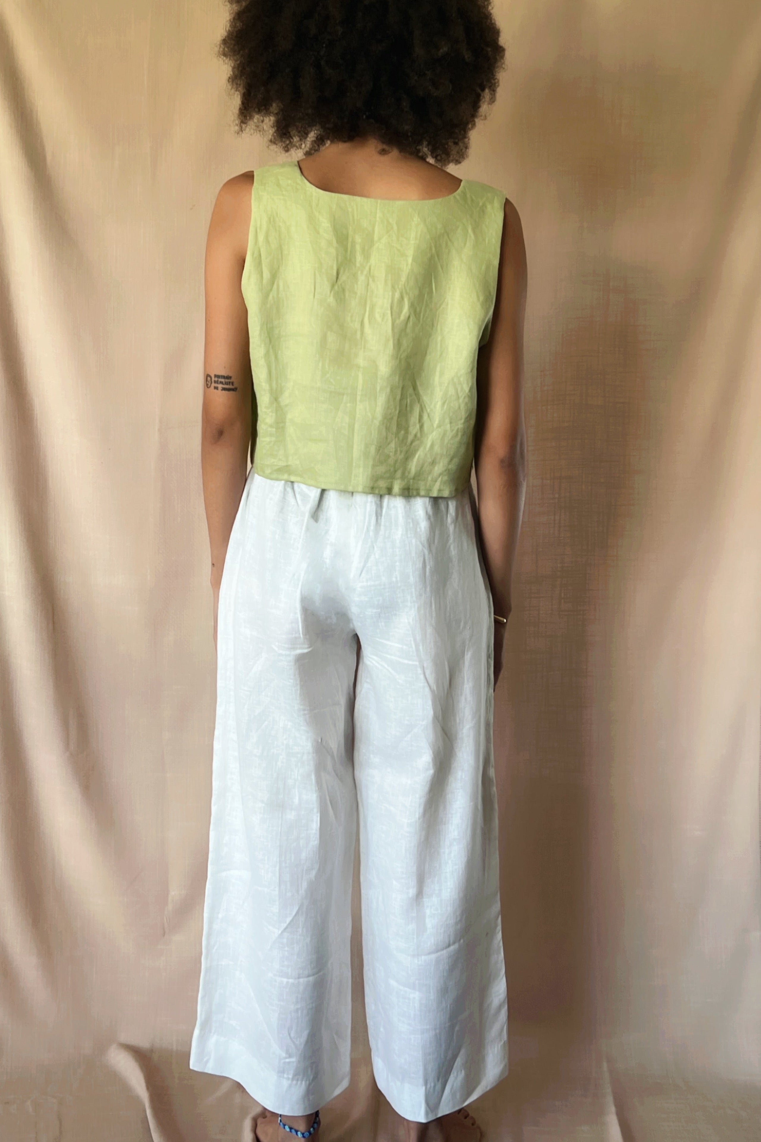 MIA TOP - OLIVE GREEN