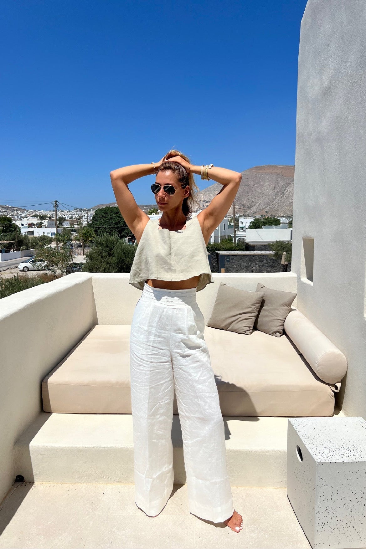 TAMARA PANTS - WHITE