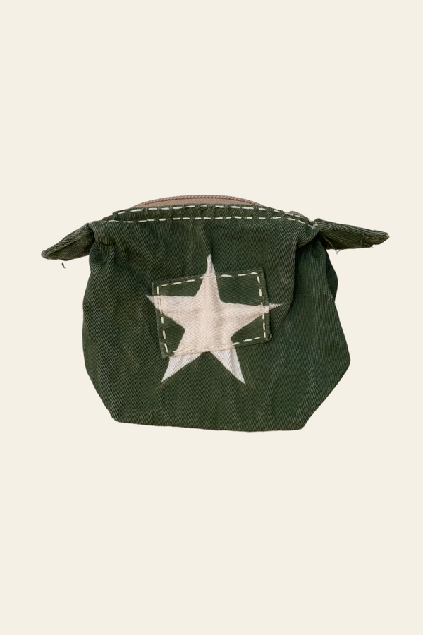 SMALL WASH BAG STAR - GREEN FOREST