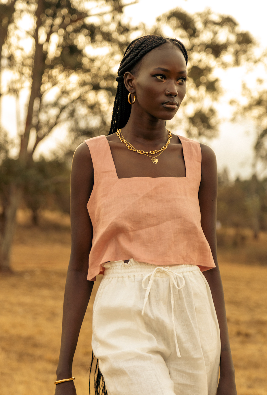 MIA TOP - DUSKY PINK