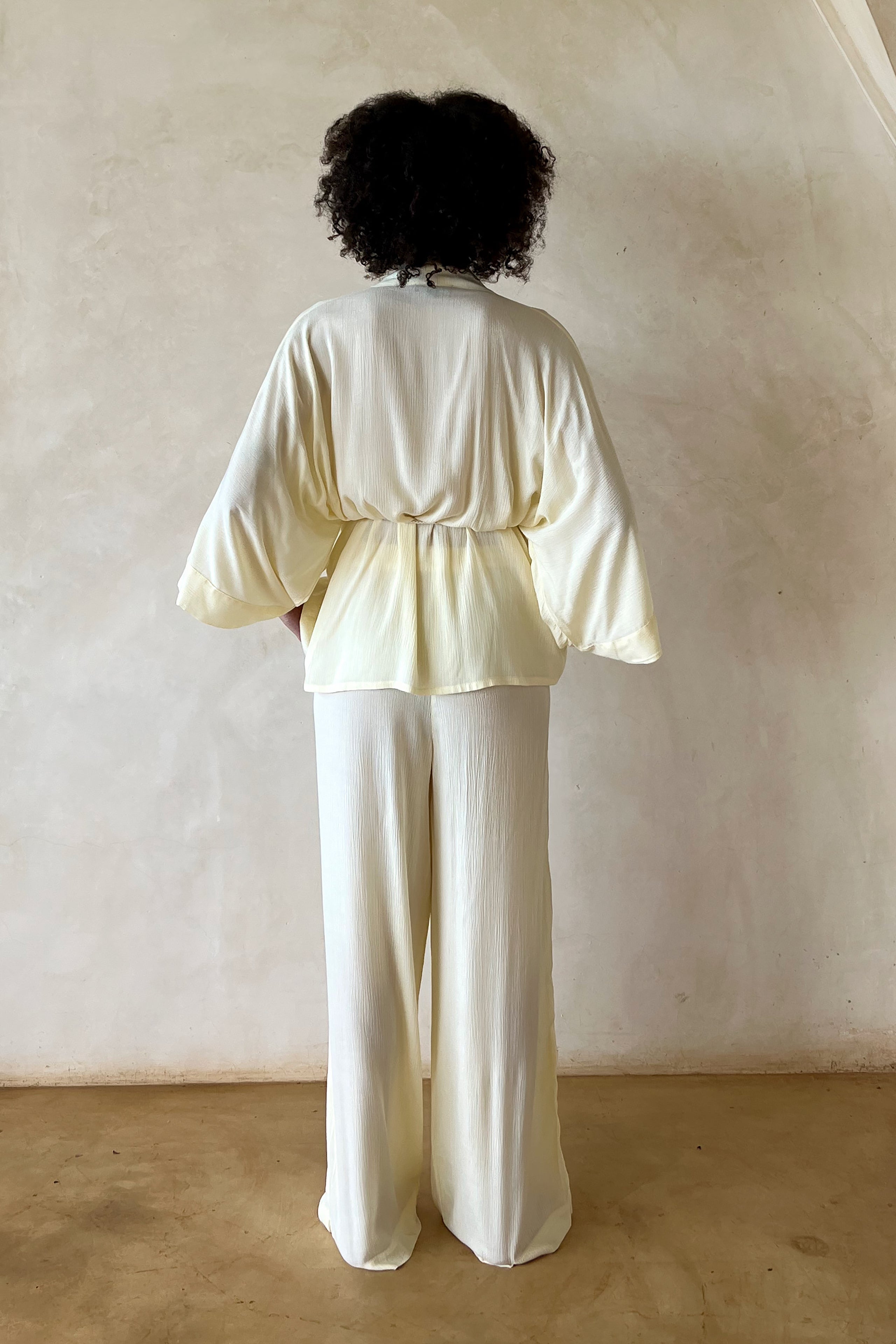 LINDA KIMONO SET - IVORY
