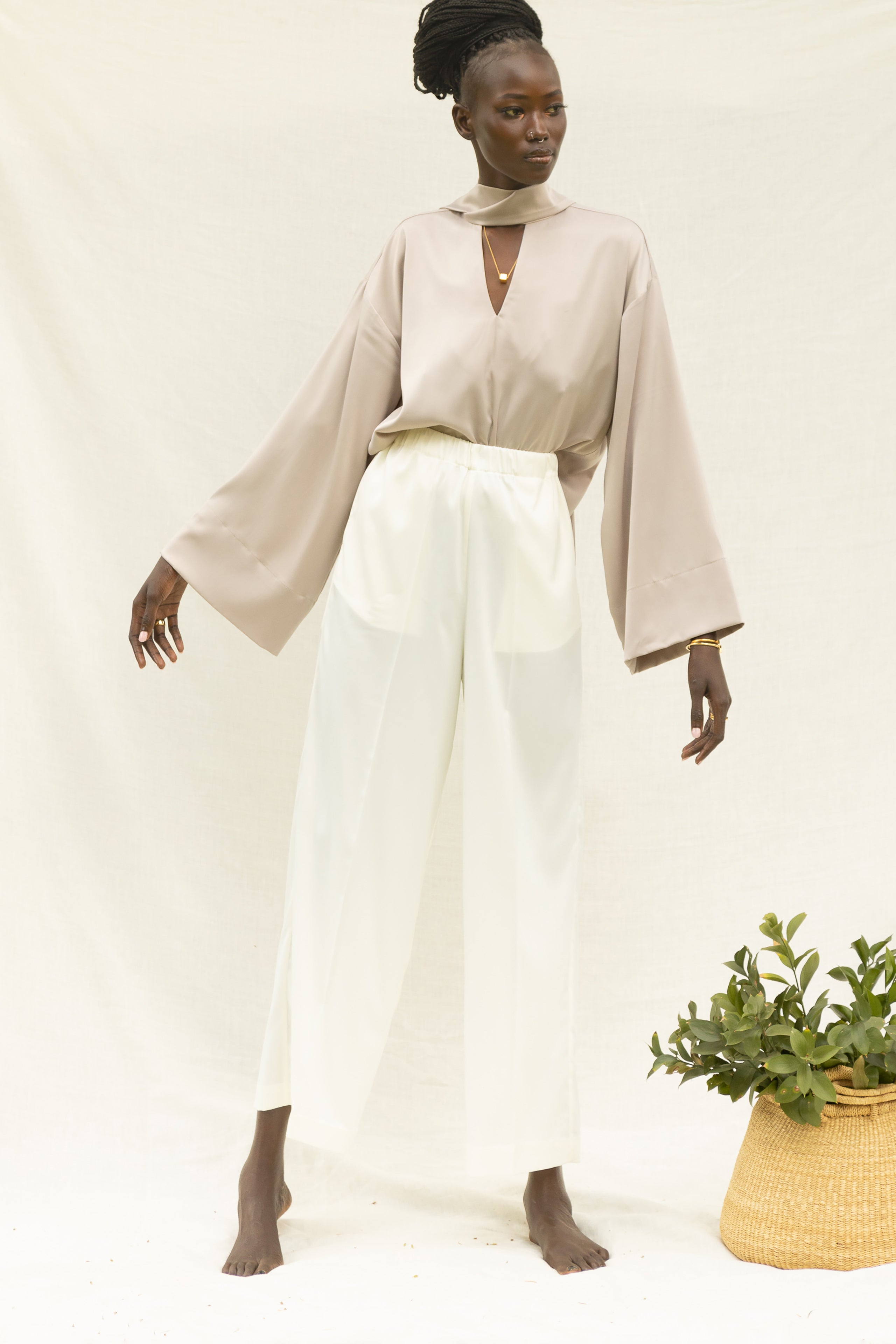 NASSIM SHIRT - TAUPE