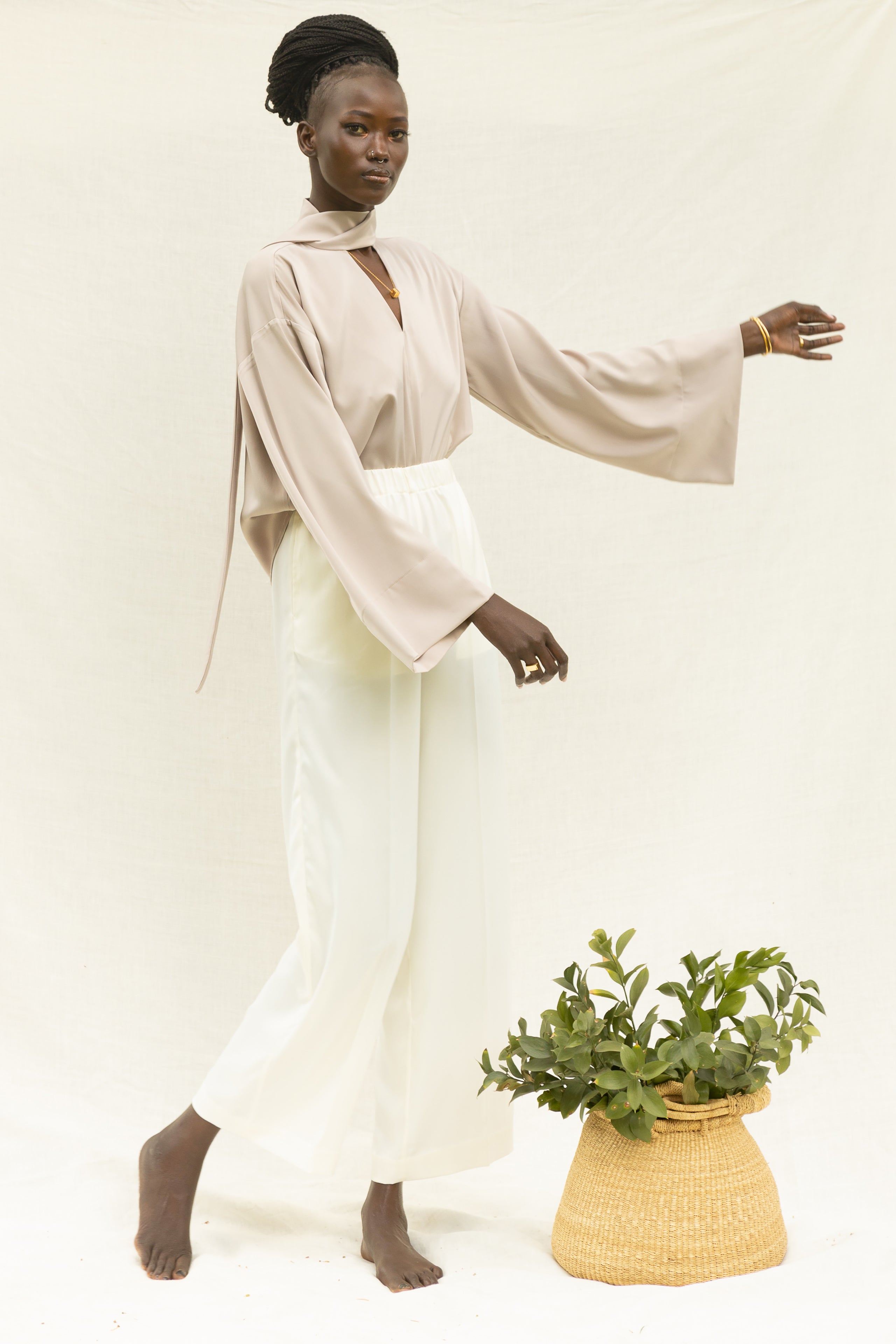 NASSIM SHIRT - TAUPE